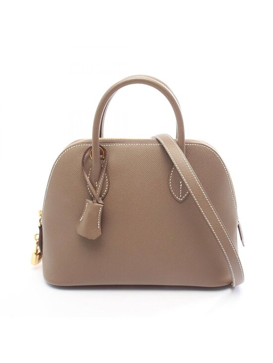 Hermes Handbags - Hermes Handbag Bolide 1923 25 Etoupe 2-Way